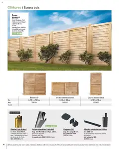 Gedimat - Prévisualisation de Gedimat Aménagements extérieurs valide à partir de 14.03.2025 | Page: 76 | Produits: Chapeau, Cadre