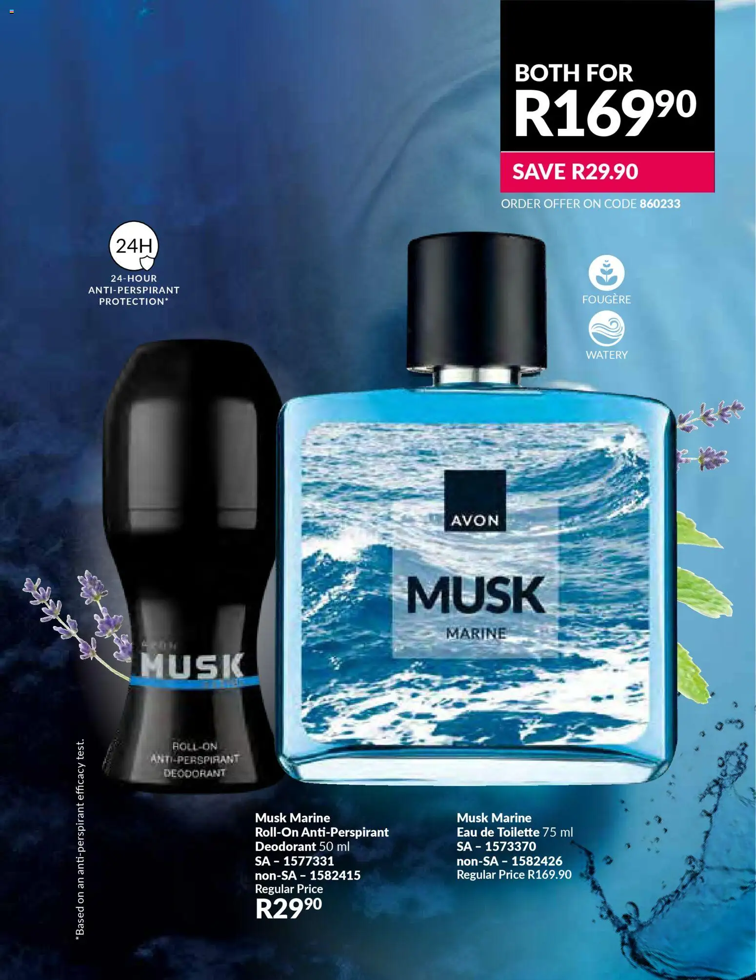 New Avon catalogue – valid from 01.12.2025 | Page: 101 | Products: Eau de toilette, Deodorant, Antiperspirant