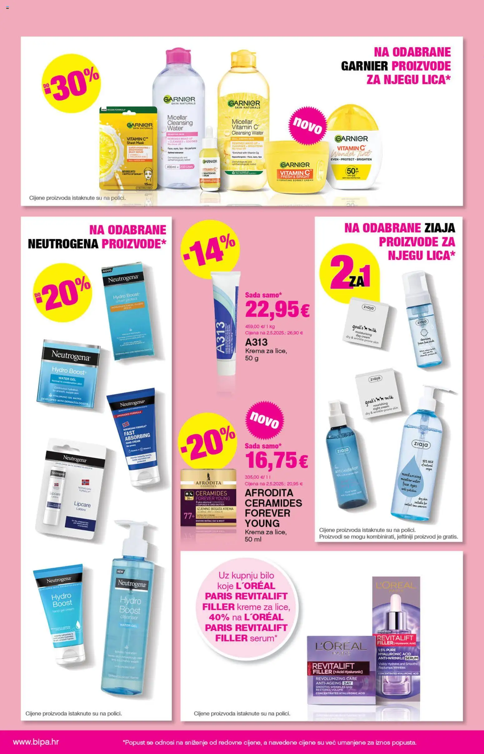 Bipa katalog | vrijedi od 02.04.2026 | Stranica: 4 | Proizvodi: Krema, Garnier, Toner