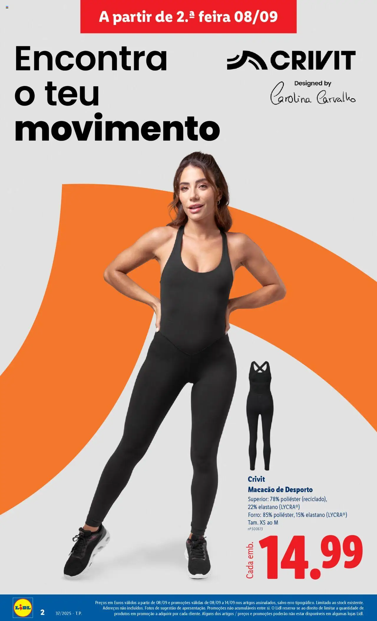 Lidl Novidades │ válido de 08.09.2025 | Página: 2 | Produtos: Macacão