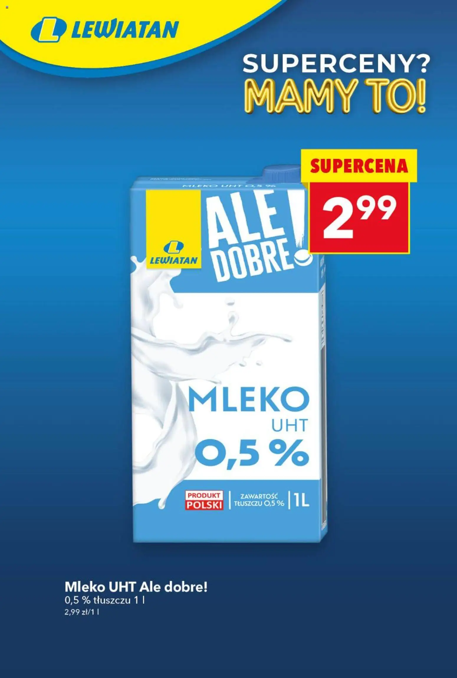 Lewiatan gazetka - Superceny od 09.04.2026 | Strona: 11 | Produkty: Mleko