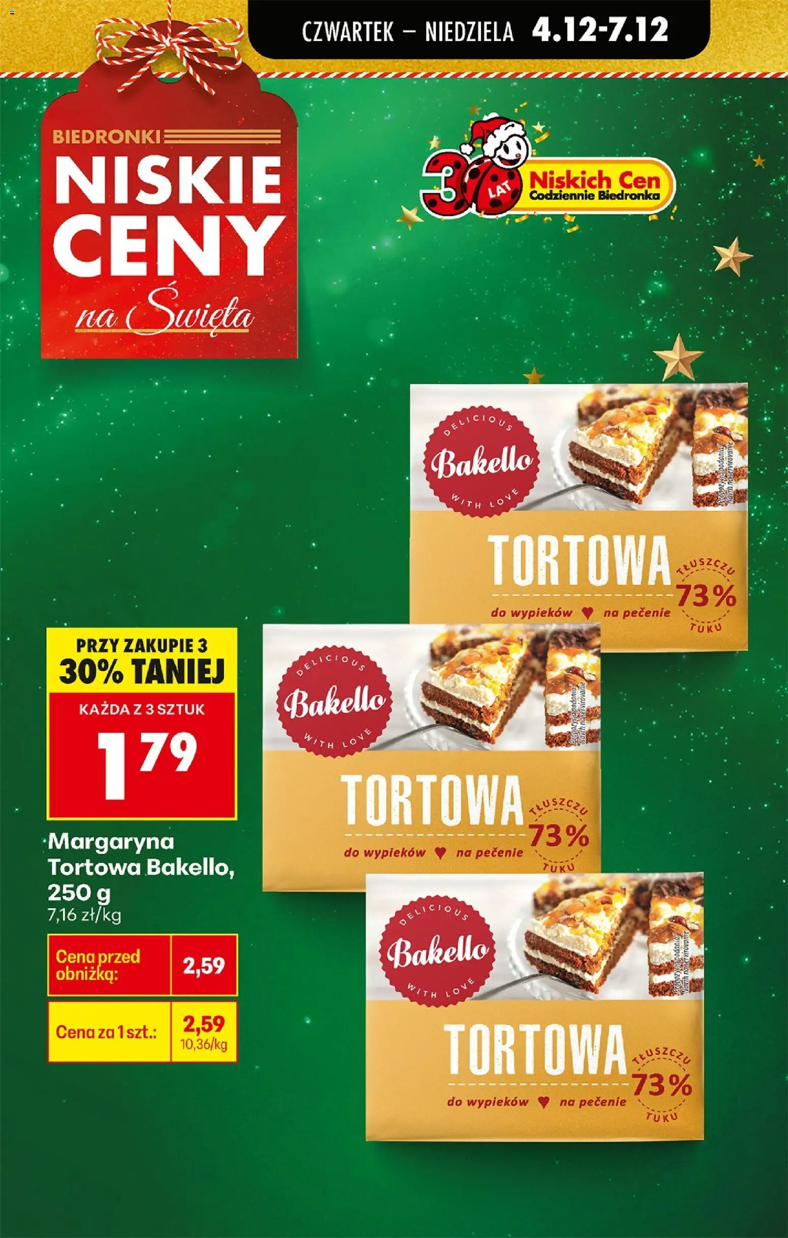 Biedronka gazetka - Oferta w tym tygodniu od 04.12.2025 | Strona: 5 | Produkty: Margaryna tortowa, Margaryna, Ser