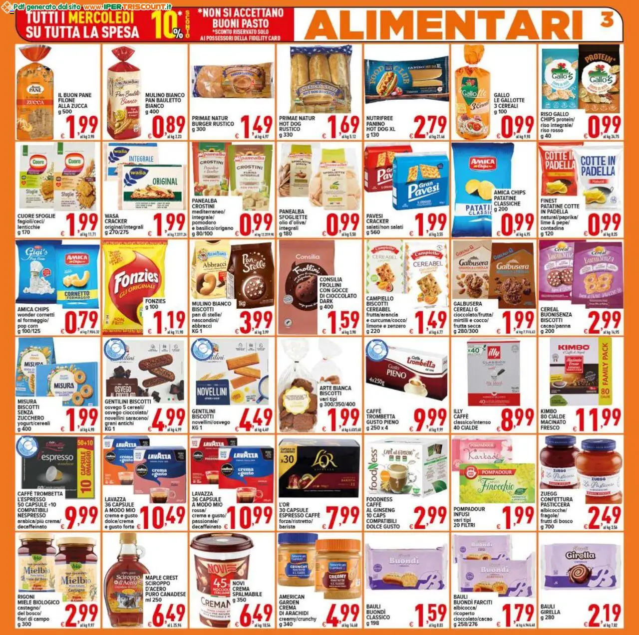 Volantino Ipertriscount del 17.10.2025 | Pagina: 3 | Prodotti: Lenticchie, Zucchero, Formaggio, Macinato
