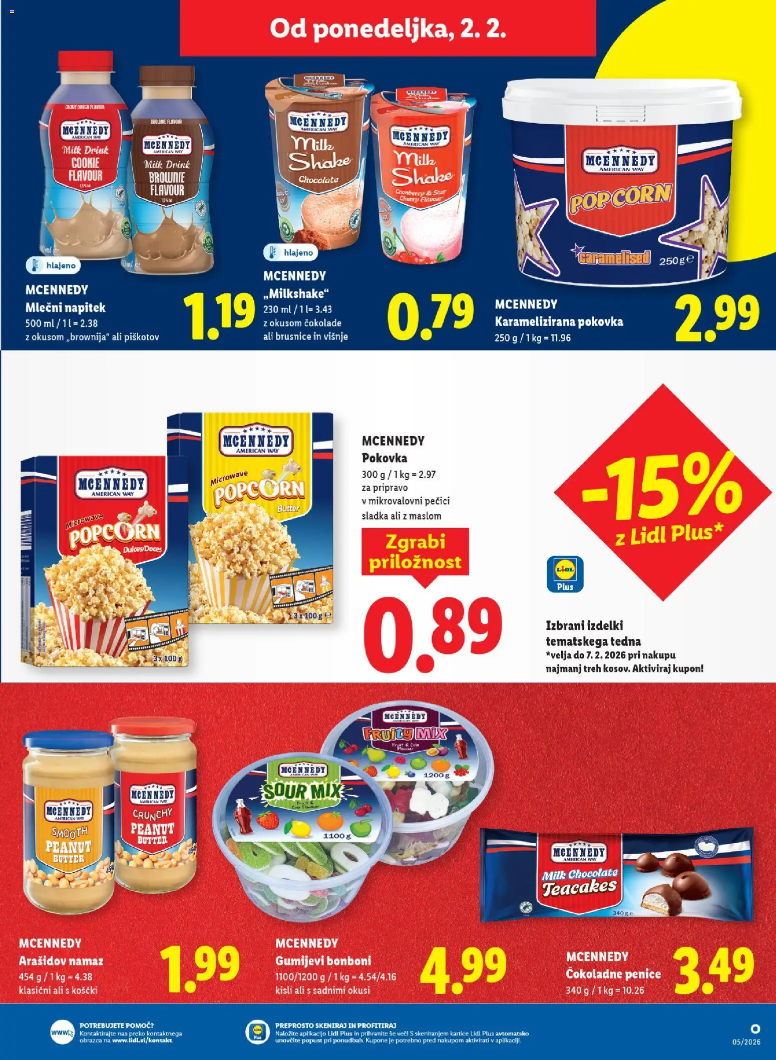 Novi Lidl katalog ponudbe – veljaven od 29.01.2026 | Stran: 39 | Izdelki: Bonboni, Namaz