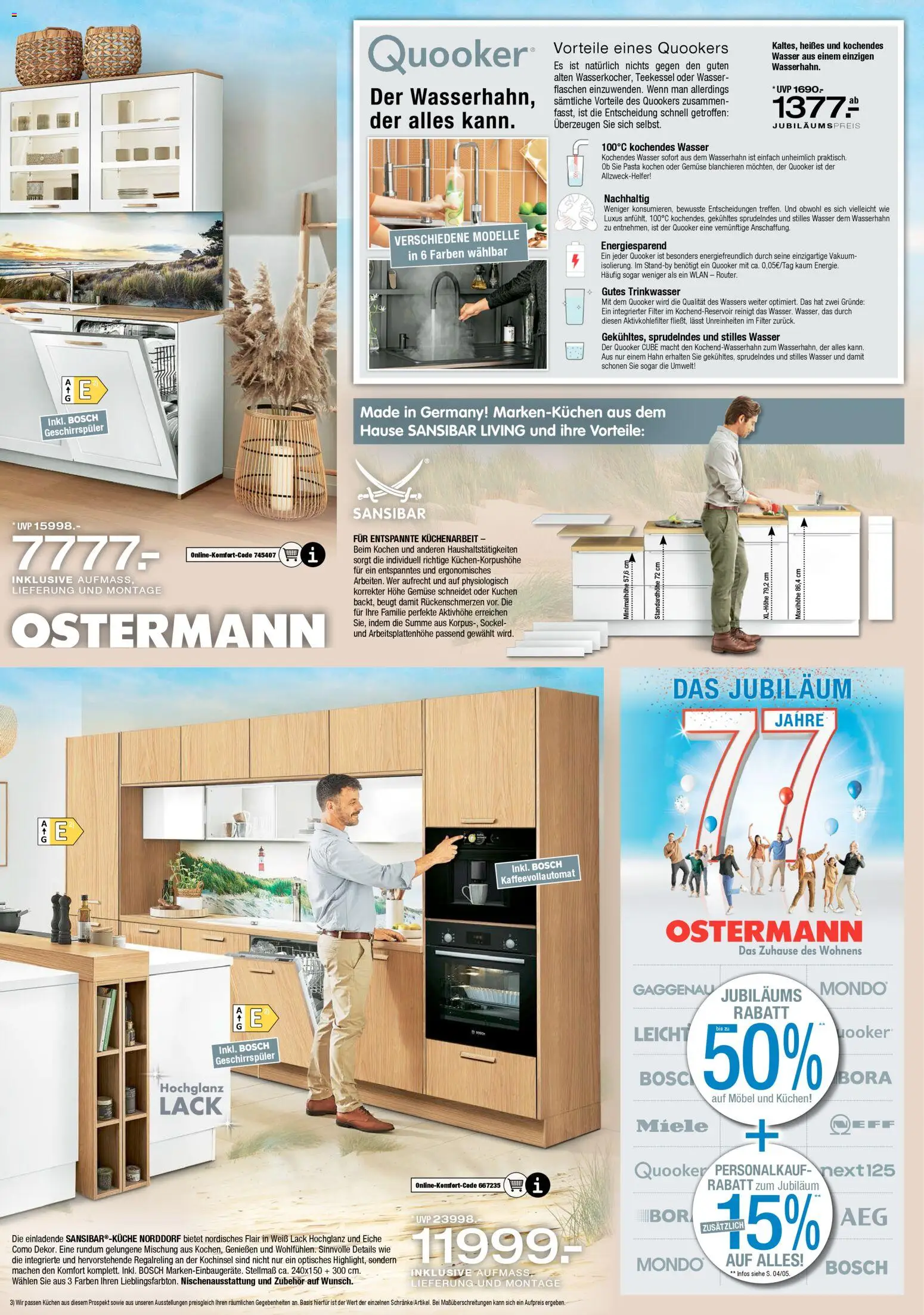 Ostermann Prospekt 	 – gültig ab 14.02.2026 | Seite: 13 | Produkte: Bosch, Wasser, Pasta, Kaffeevollautomat