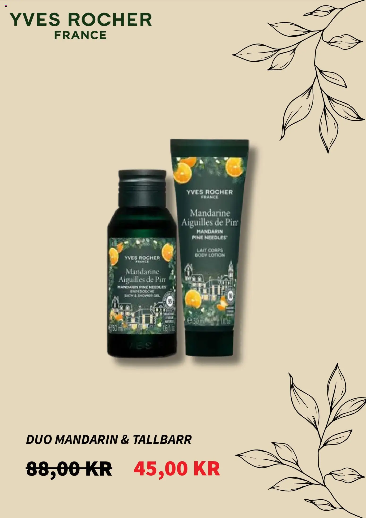 Yves Rocher reklamblad aktuell från 17.11.2025 | Sida: 5 | Produkter: Body lotion, Set, Te