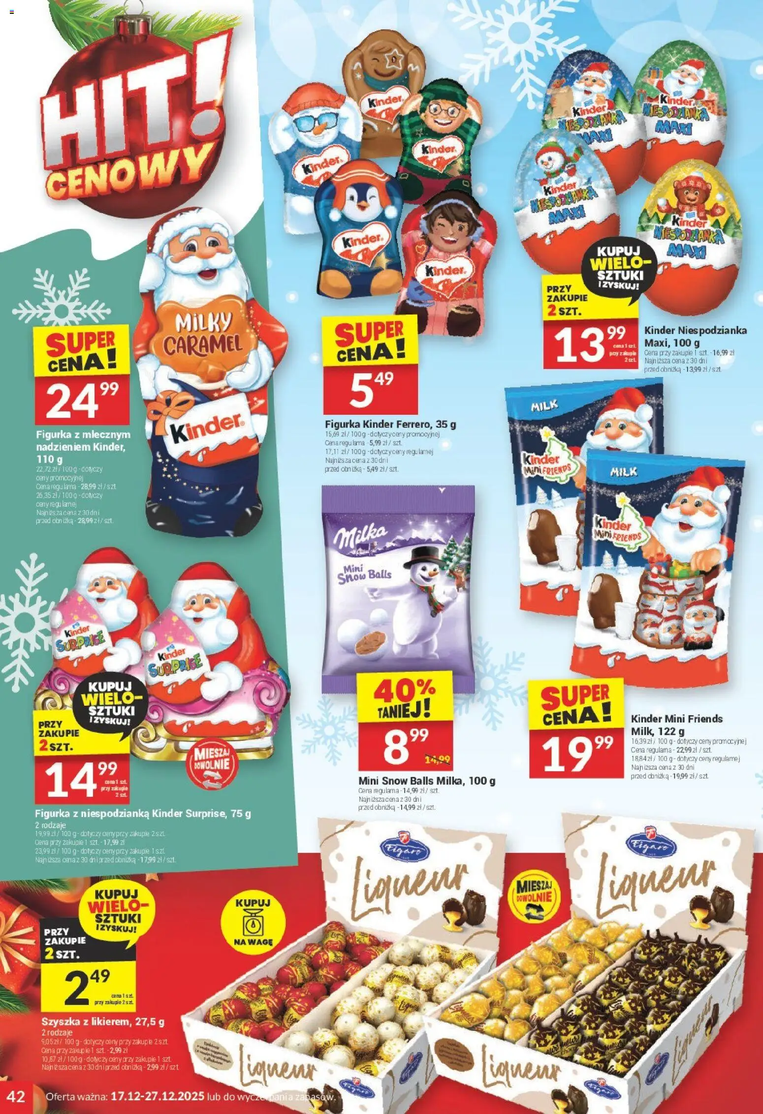 Twój Market Gazetka od 17.12.2025 | Strona: 42 | Produkty: Milka