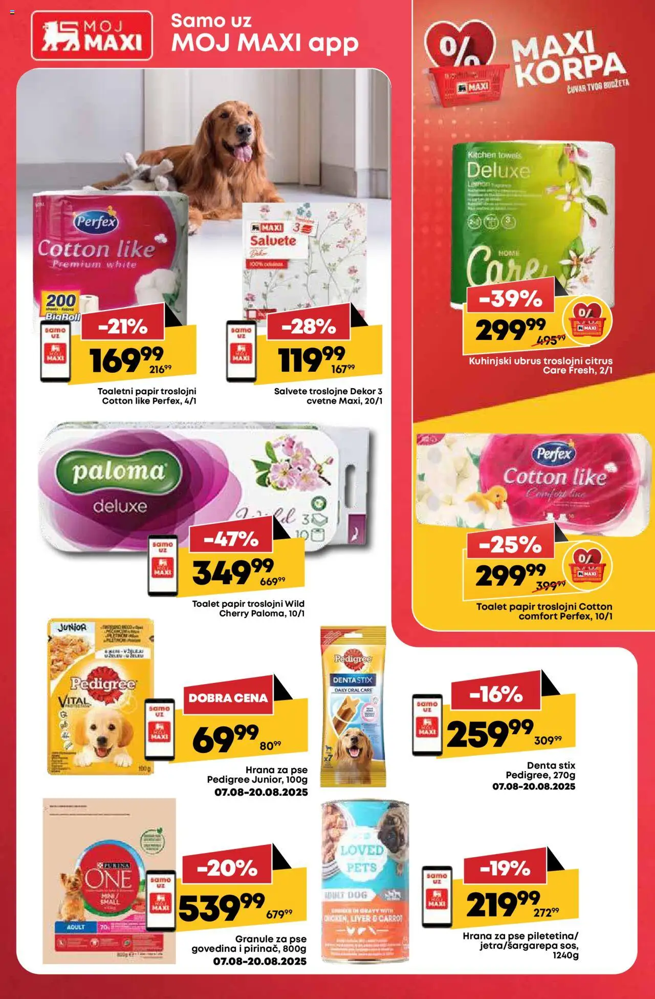 Tempo katalog - važi od 07.08.2025 | Strana: 33 | Proizvode: Govedina, Toalet papir, Hrana za pse, Ubrus