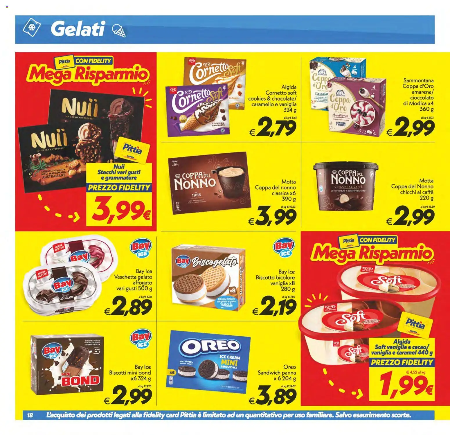 Volantino SuperConveniente del 28.04.2026 | Pagina: 18 | Prodotti: Biscotti, Noci, Cacao, Amarena