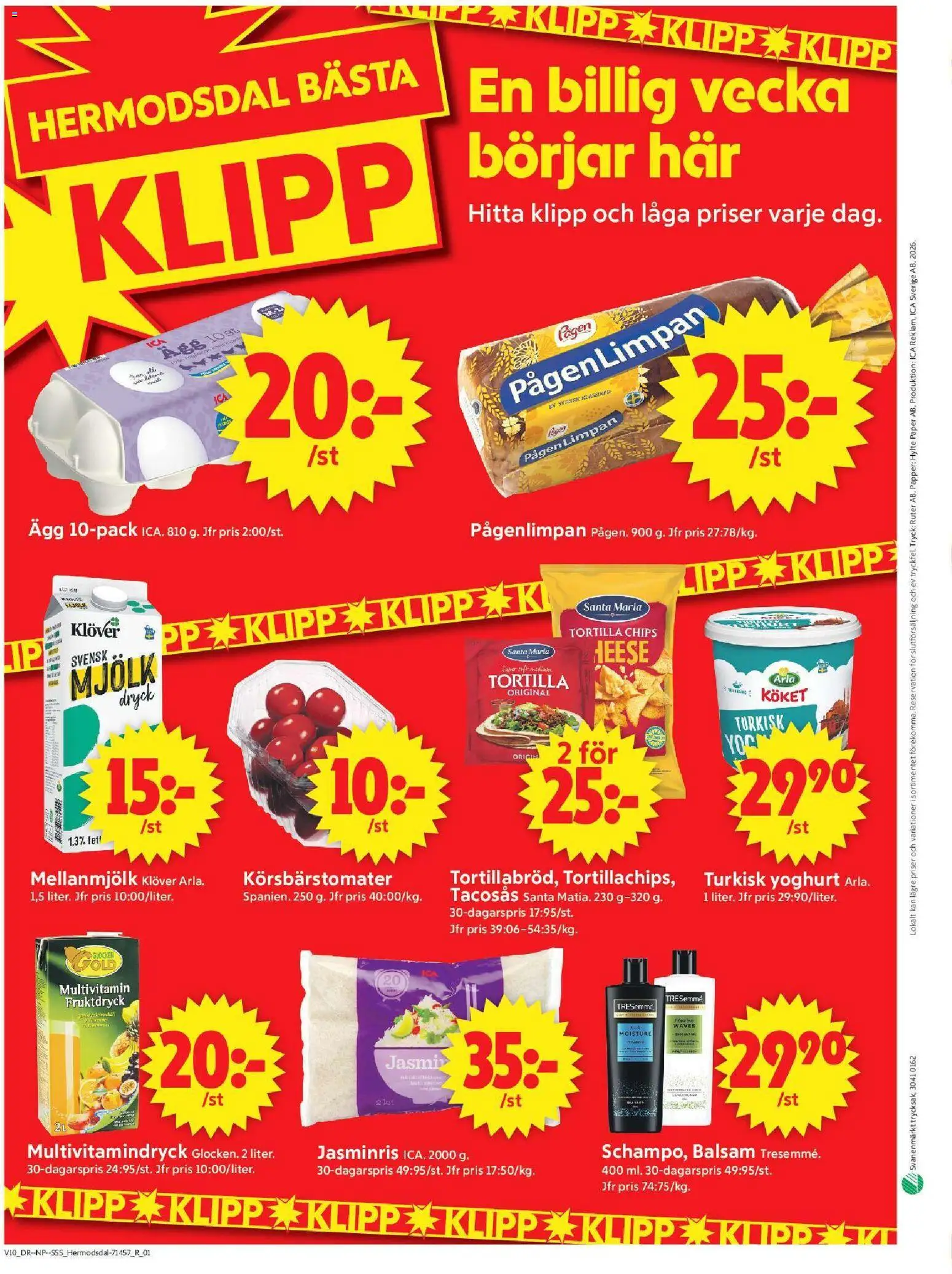 ICA Supermarket reklamblad aktuell från 02.03.2026 | Sida: 10