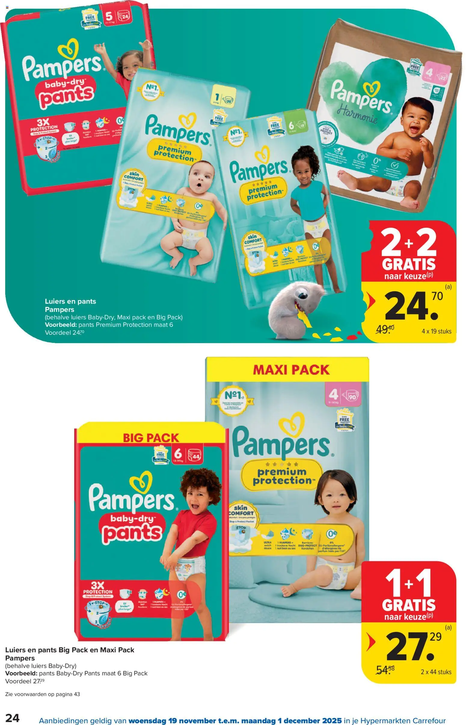 {H1} | Pagina: 24 | Producten: Pampers