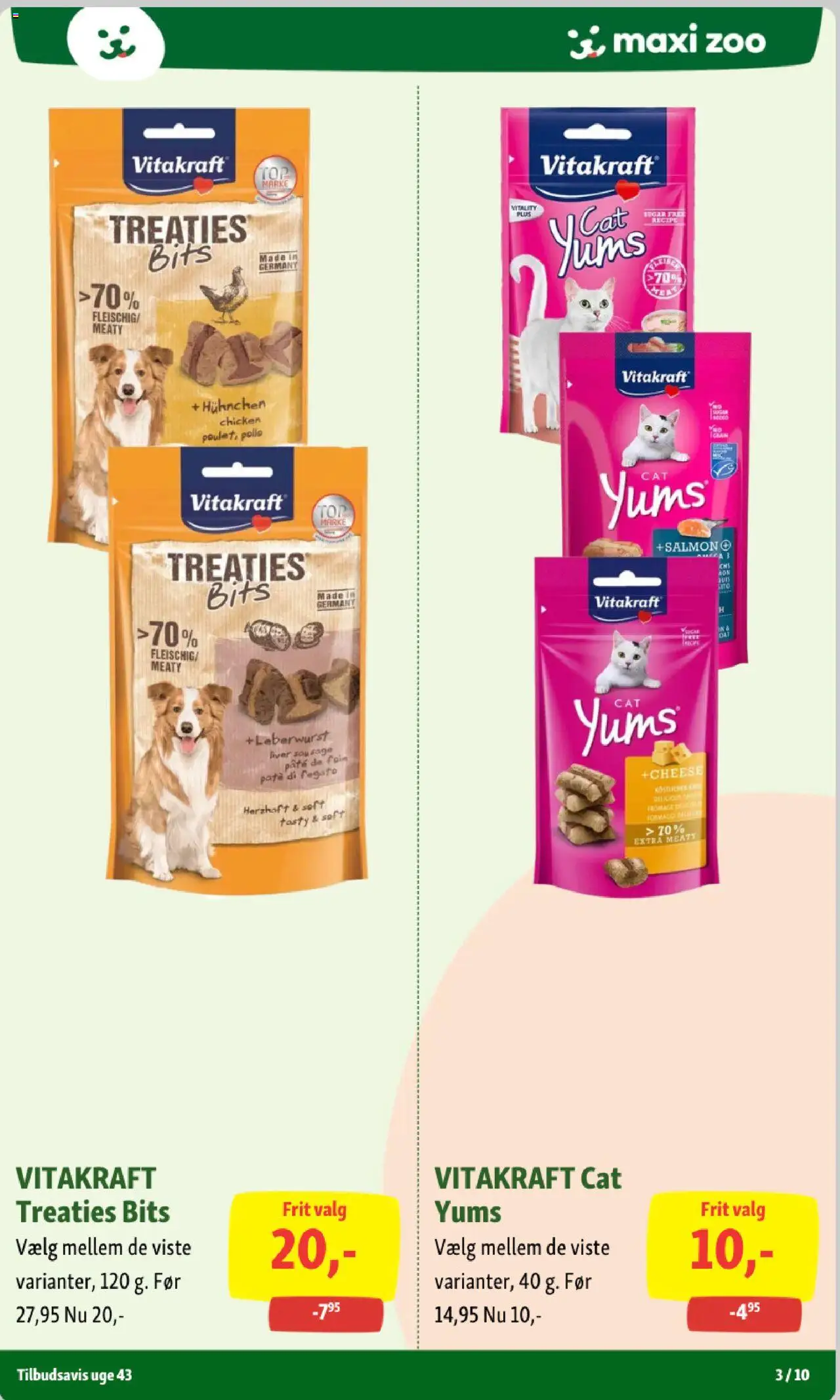 Maxi Zoo tilbudsavis – gyldig fra 20.10.2025 | Side: 3 | Produkter: Paté