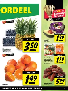 Nettorama - Folder - Voorbeeld van een folder van Nettorama, geldig van 23.02.2026 | Pagina: 3 | Producten: Avocado, Pompoen, Schaal, Zak