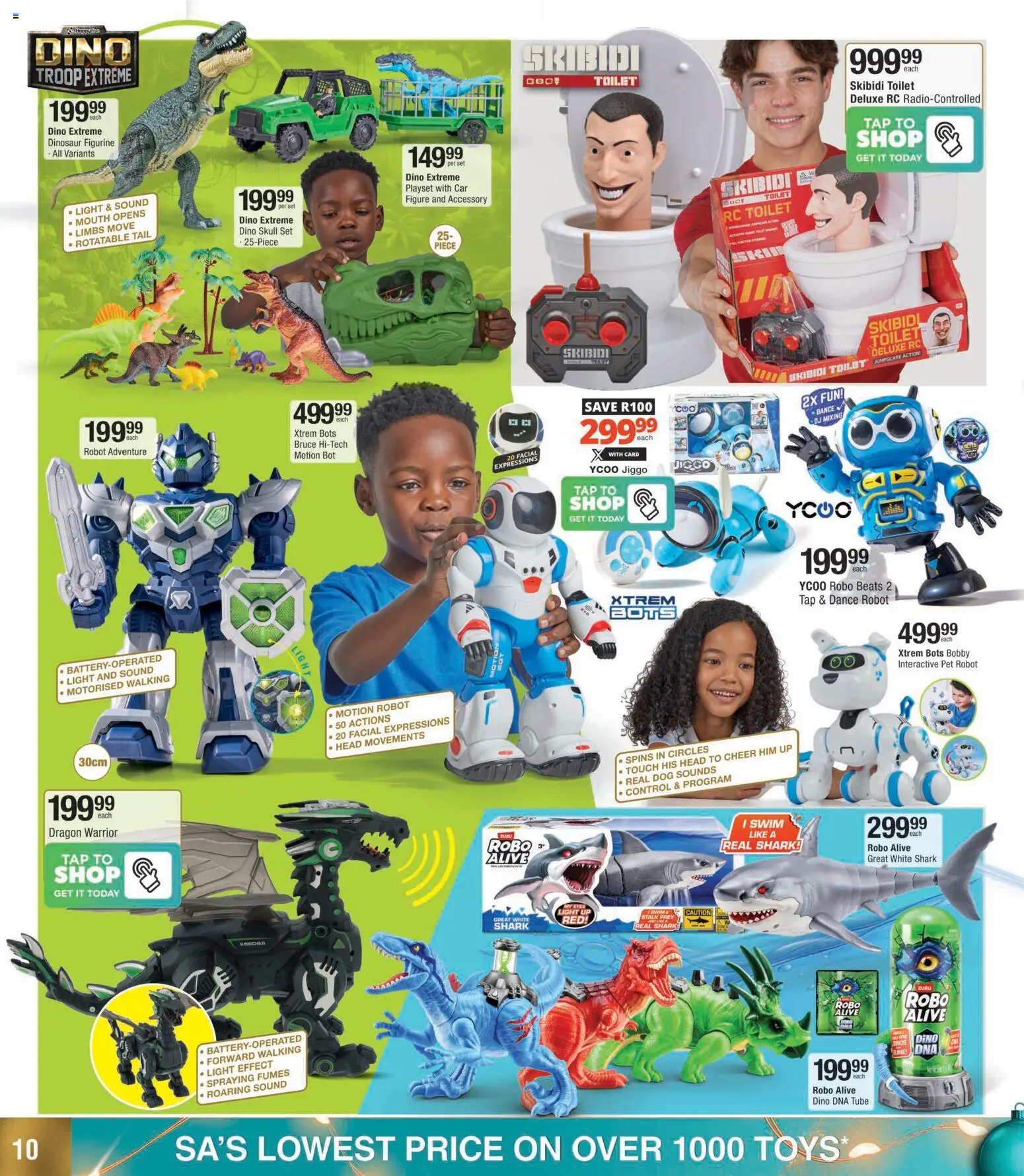 New Checkers catalogue – valid from 01.12.2025 | Page: 10 | Products: Playset, Toilet, Light, Tap