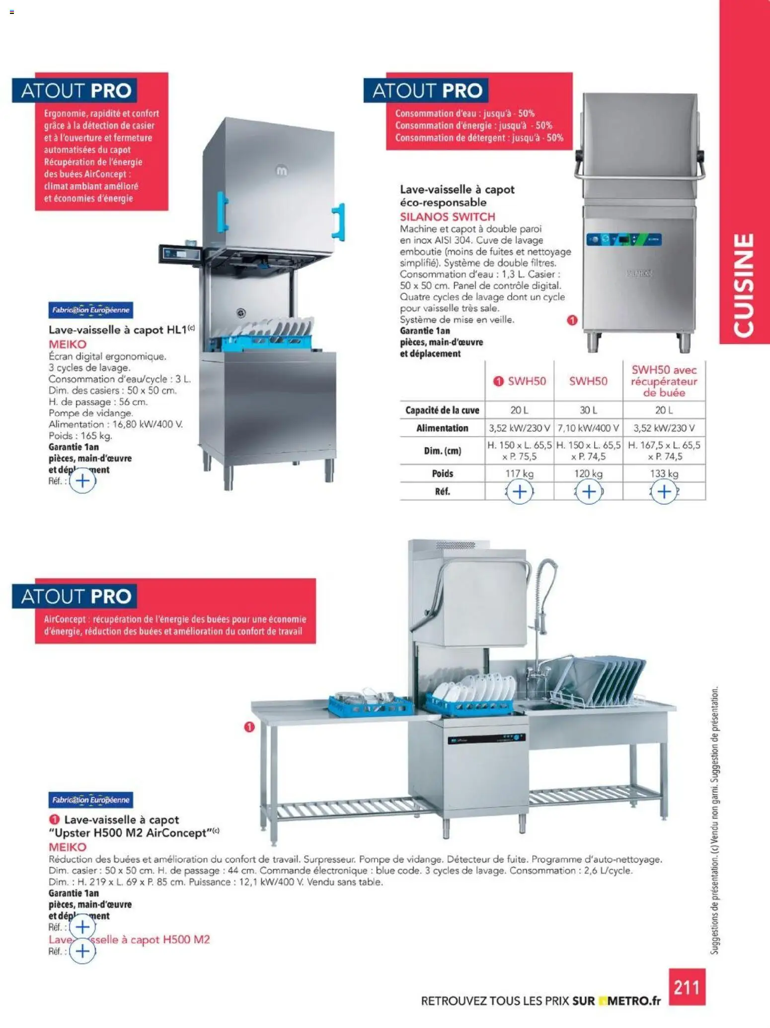 {H1} | Page: 211 | Produits: Poids, Détergent