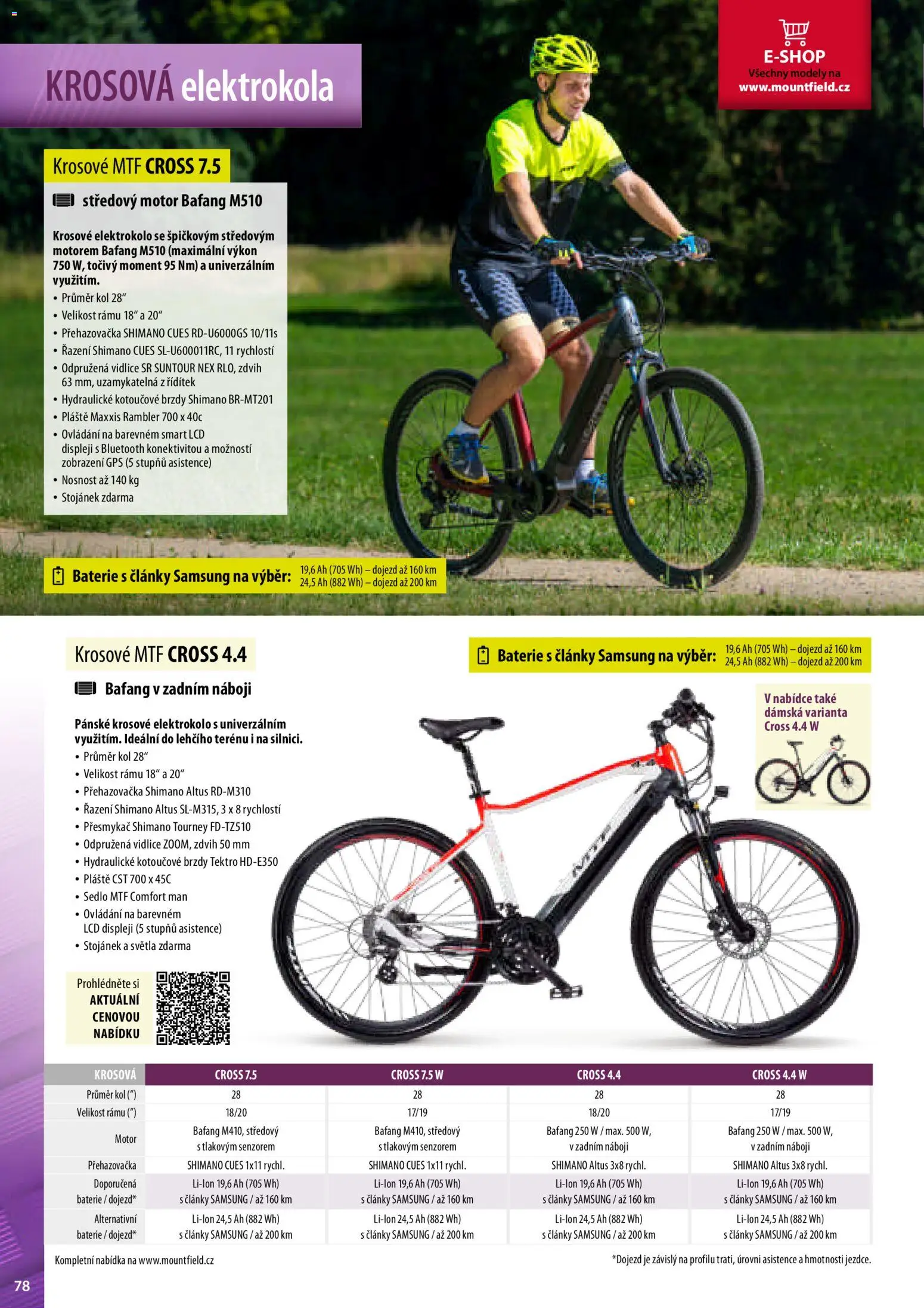 Mountfield katalog od 02.04.2026 | Strana: 78 | Produkty: Samsung, Elektrokolo, Modely, Baterie