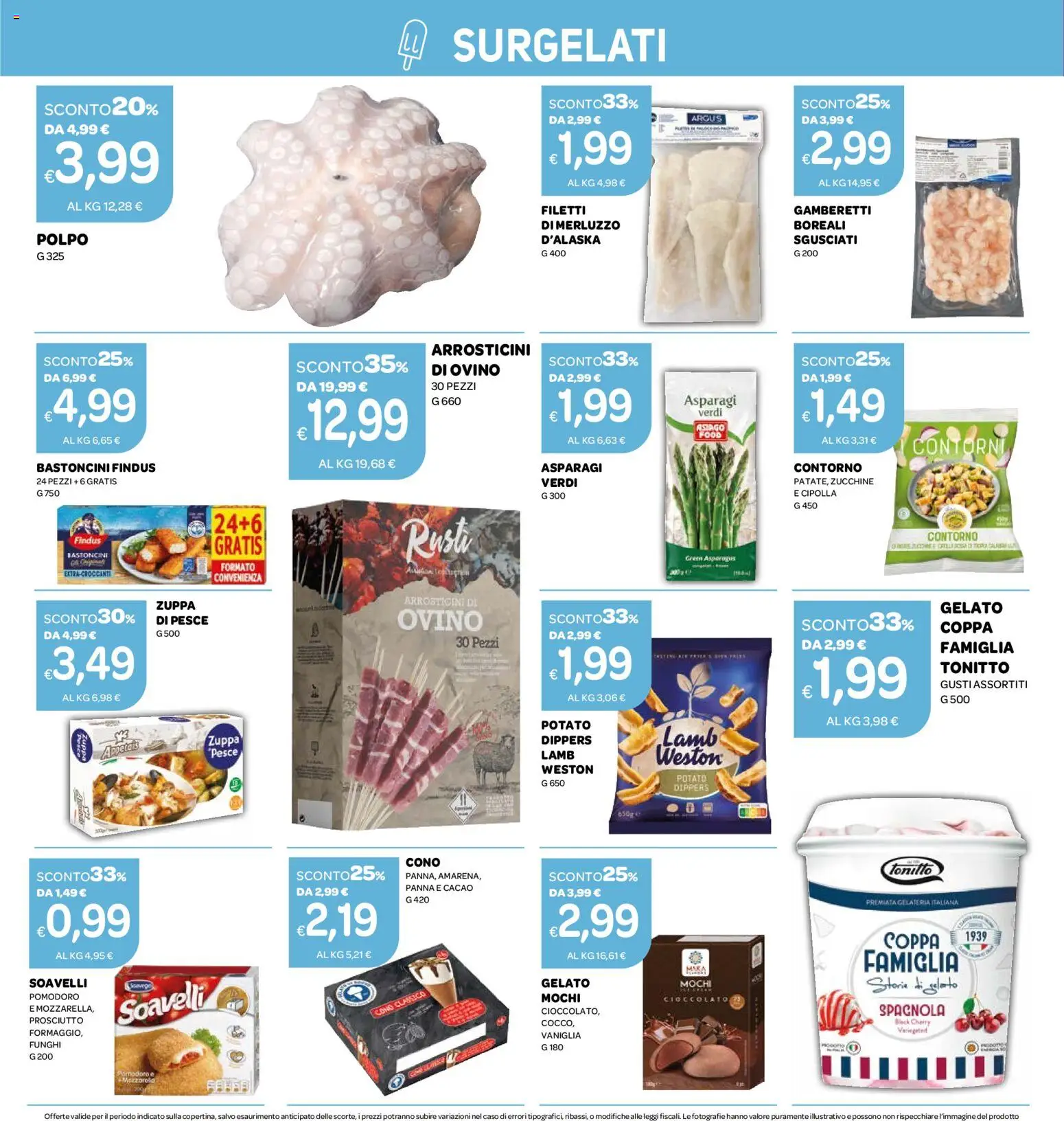 Volantino Ekom del 21.04.2026 | Pagina: 10 | Prodotti: Panna, Gelato, Pomodoro, Funghi