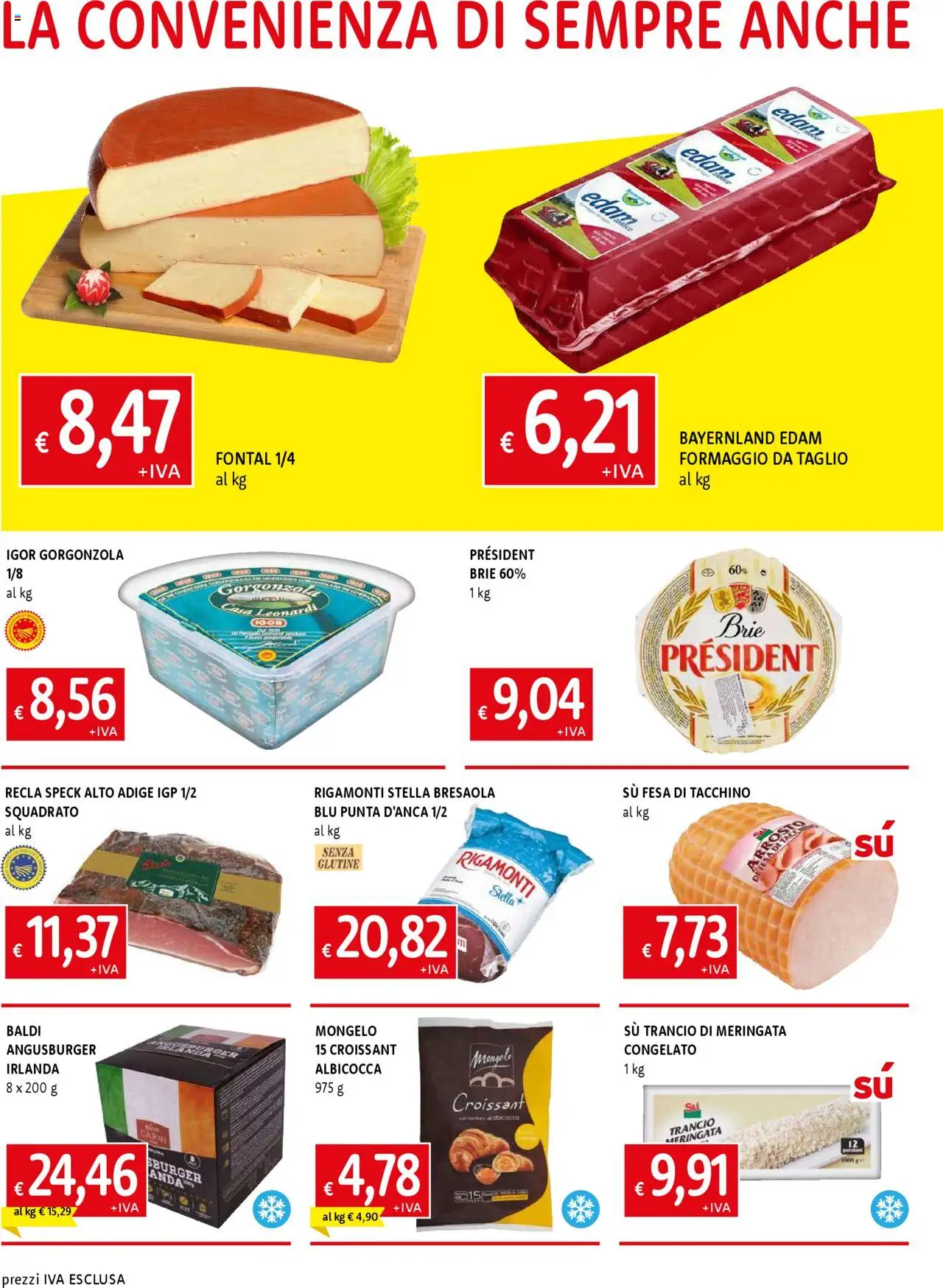 Volantino Galassia del 09.10.2025 | Pagina: 2 | Prodotti: Bresaola, Formaggio, Croissant, Gorgonzola