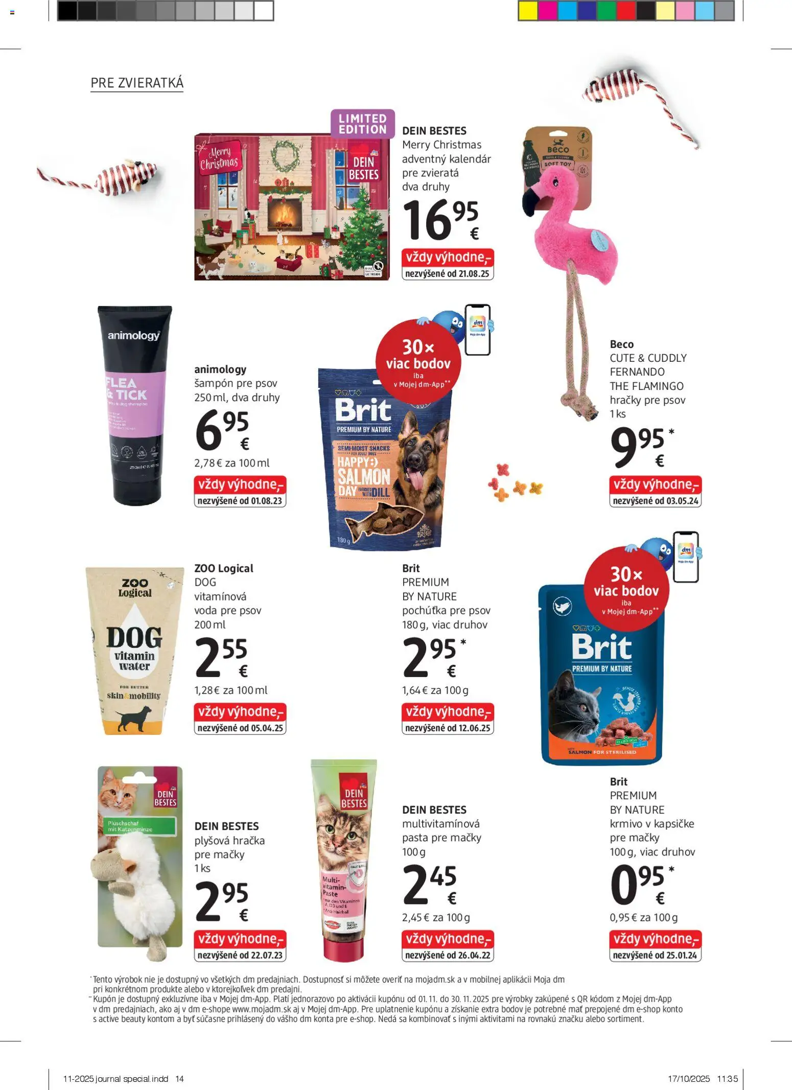 Nové dm drogerie akcie – leták je platný od 17.11.2025 | Strana: 14