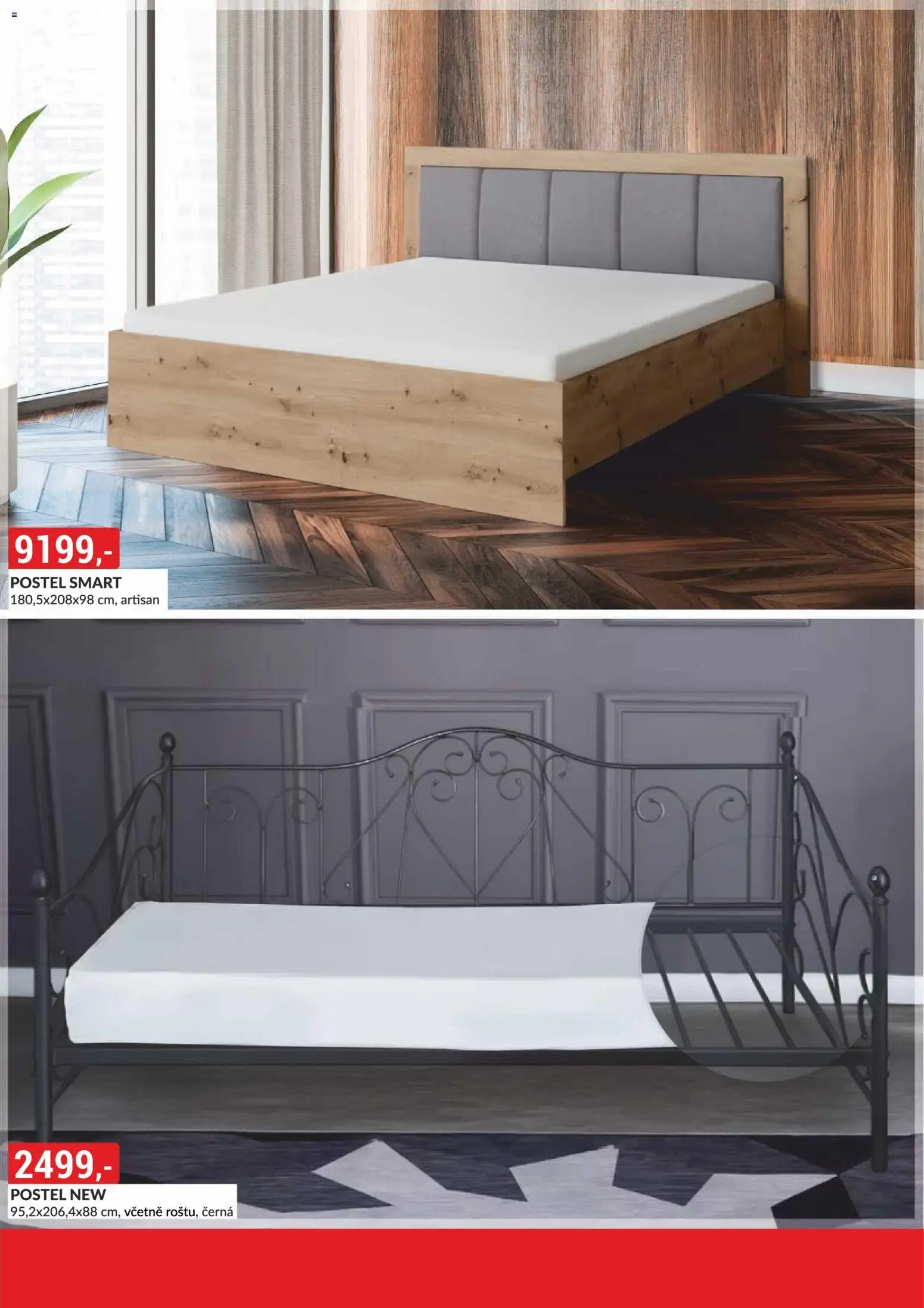 BAUMAX leták - Zařiďte si bydlení podle sebe od 01.03.2026 | Strana: 34 | Produkty: Postel