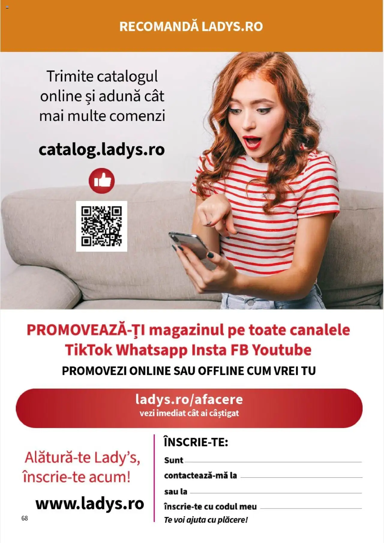 Catalog Lady’s – valabil de la 01.08.2025 | Pagină: 68