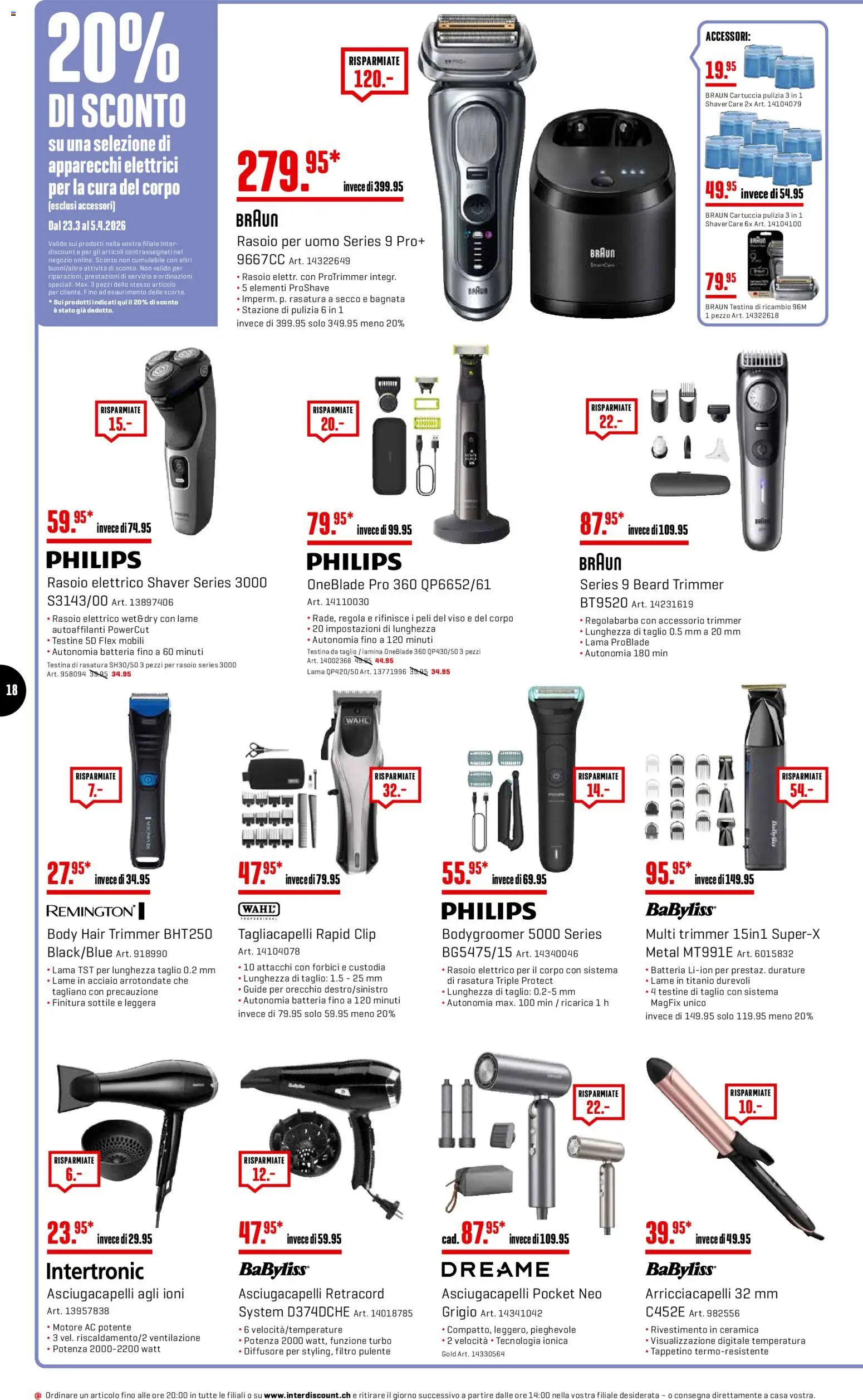 Interdiscount aktionen IT – gültig ab 23.03.2026 | Seite: 18 | Produkte: Philips