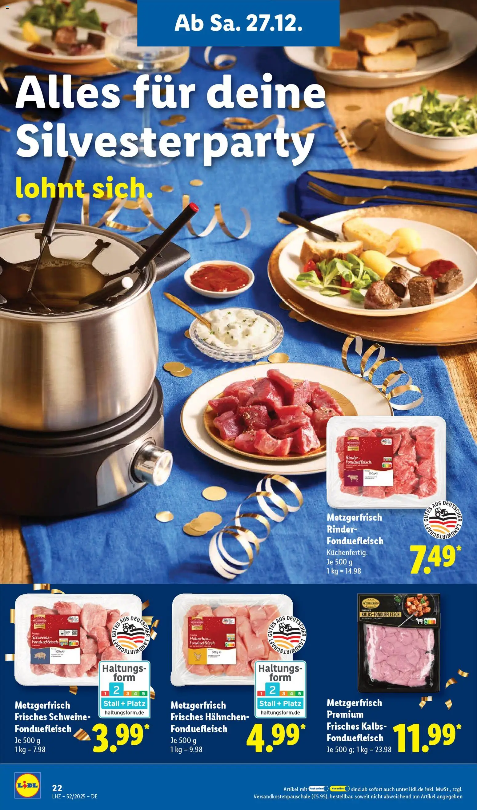 Lidl - Prospekt – gültig ab 22.12.2025 | Seite: 40 | Produkte: Hahnchen, Fleisch