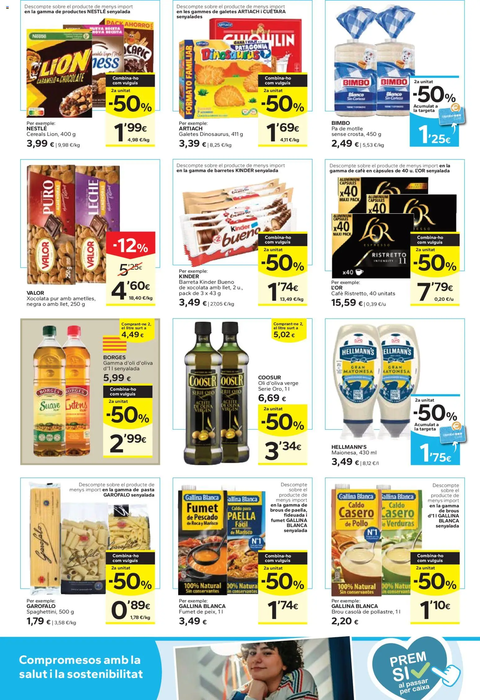 Caprabo folleto │ válido desde el 30.10.2025 | Página: 8 | Productos: Leche, Café, Chocolate, Pasta