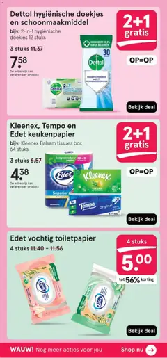 Etos - Folder - Voorbeeld van een folder van Etos, geldig van 08.12.2025 | Pagina: 52 | Producten: Ostyalap, Papier, Box, Toiletpapier