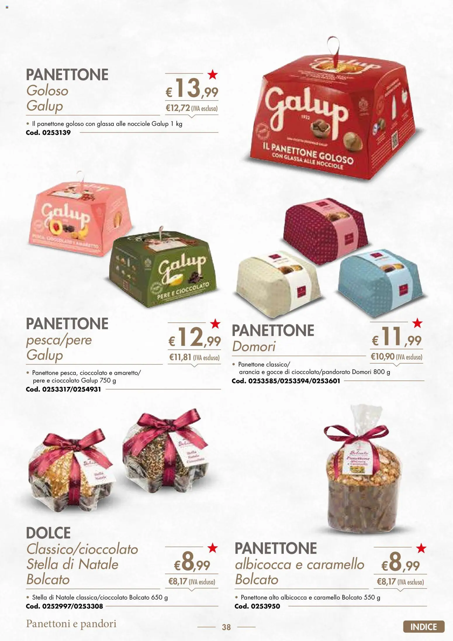 Volantino Italmark del 10.11.2025 | Pagina: 40 | Prodotti: Cioccolato, Nocciole, Arancia, Glassa