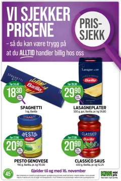 Forhåndsvisning av EGG, 6-pk, 378 g, Prior, pr. kg 66,14 gyldig fra 10.11.2025 | Side: 29