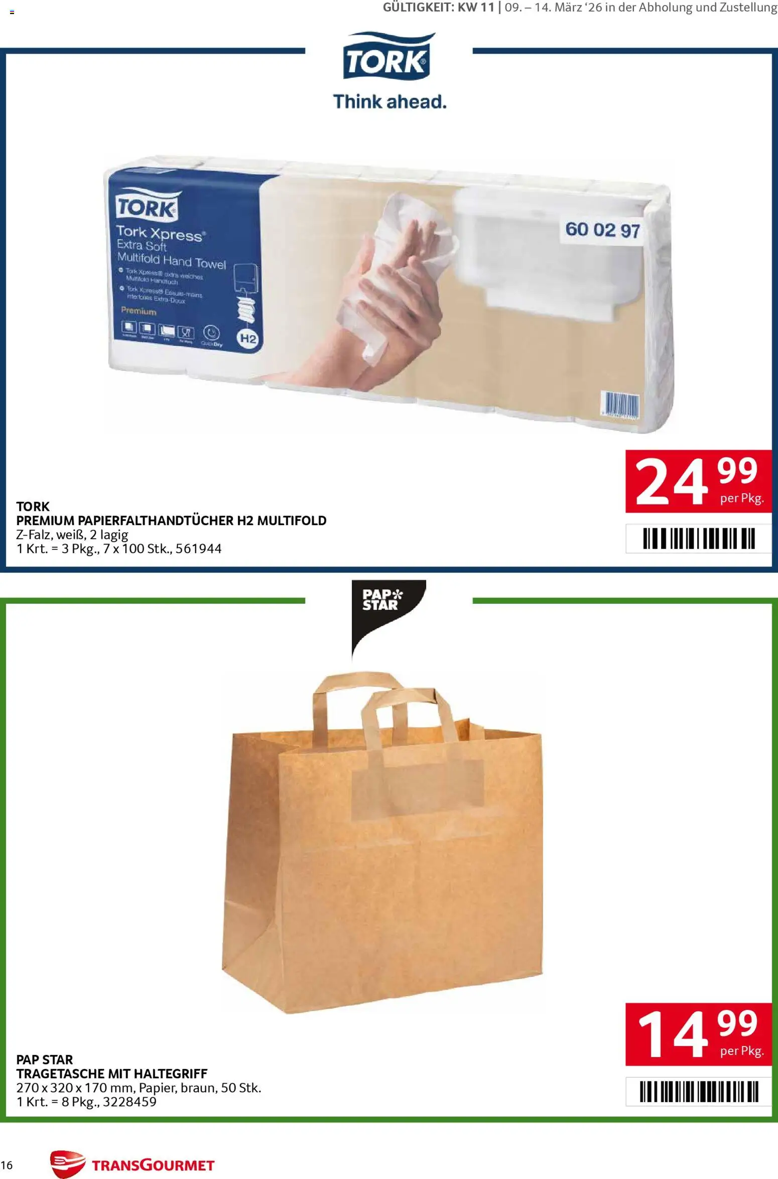 Transgourmet Markenfestwoche gültig ab 09.03.2026 | Seite: 16