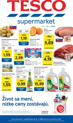 Tesco leták platný od 07.01.2026