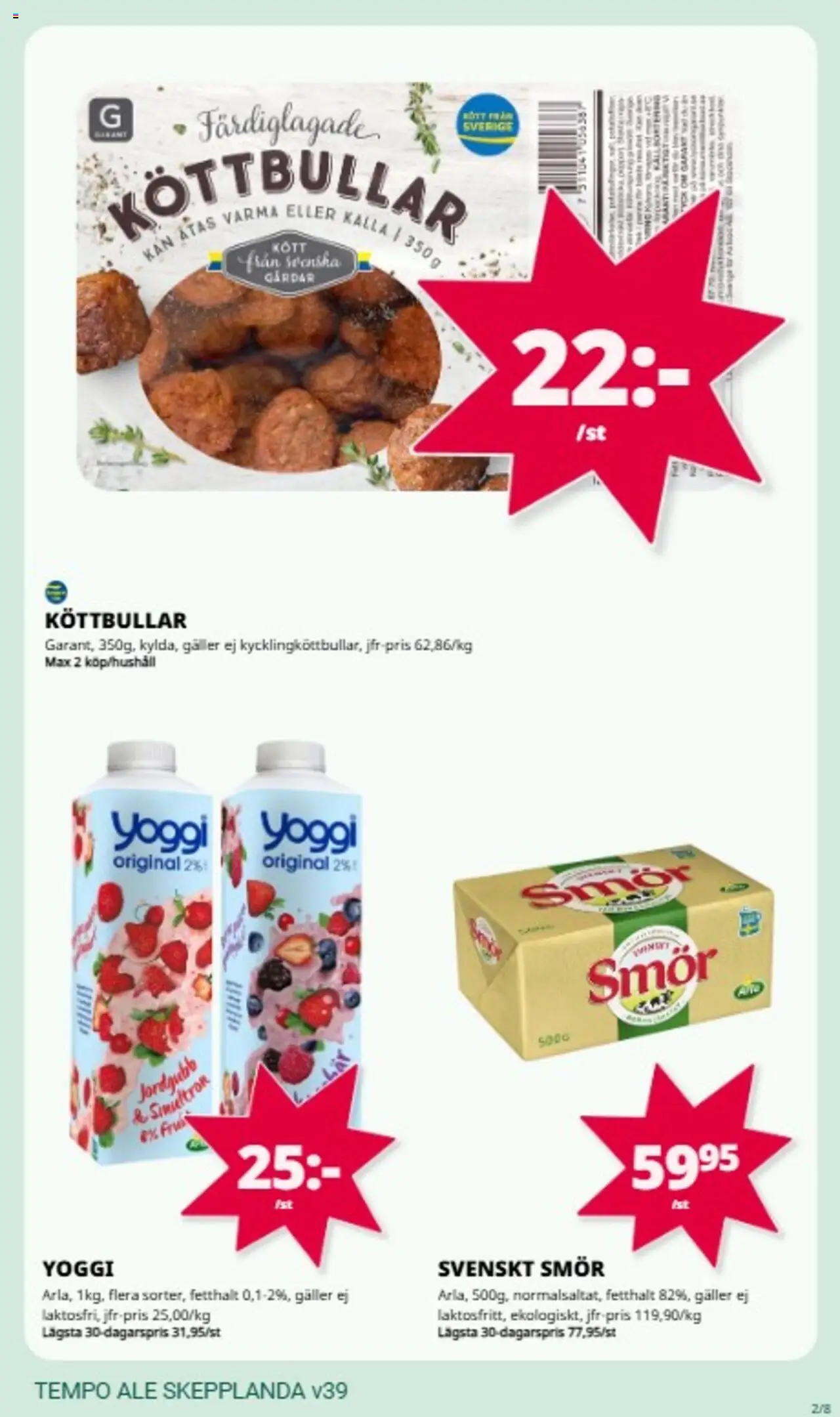 Tempo reklamblad aktuell från 22.09.2025 | Sida: 2