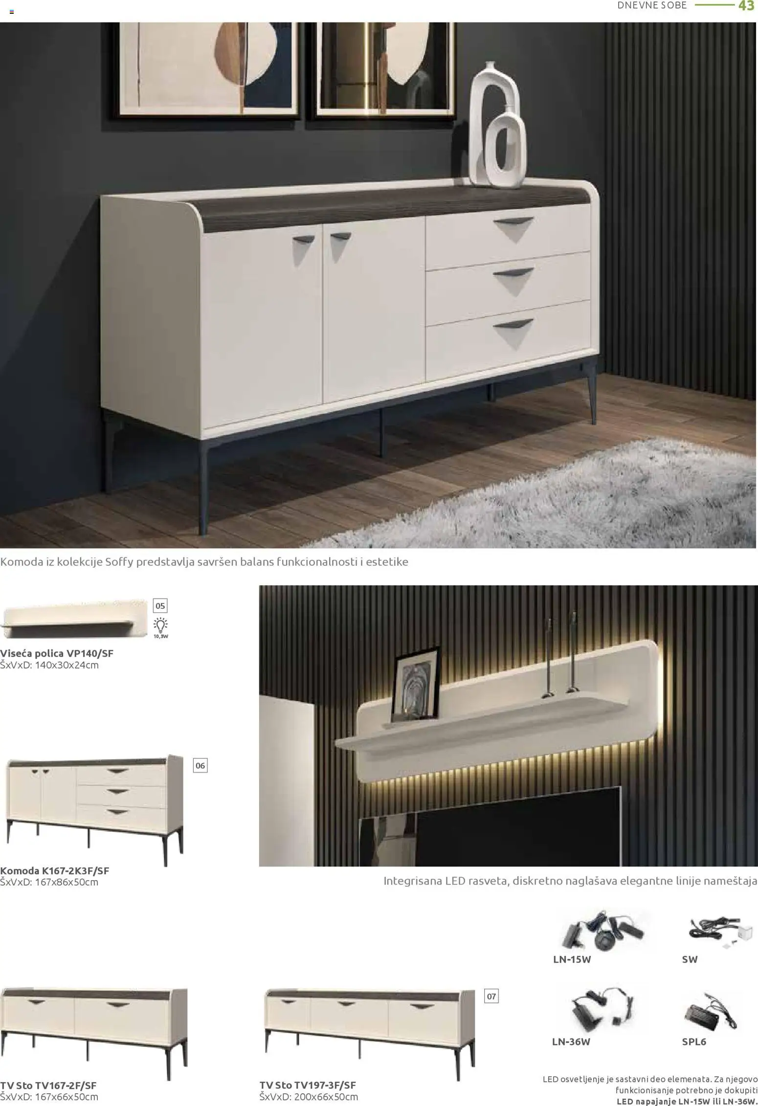 Jela katalog - važi od 12.01.2026 | Strana: 43 | Proizvode: Komoda, Polica, Sto