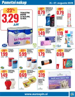 TOALETNI PAPIR 3-SLOJNI, 12 ROL, Toaletni papir 3-slojni, pakiranje 12 rol │ velja od 21.08.2025 | Stran: 11