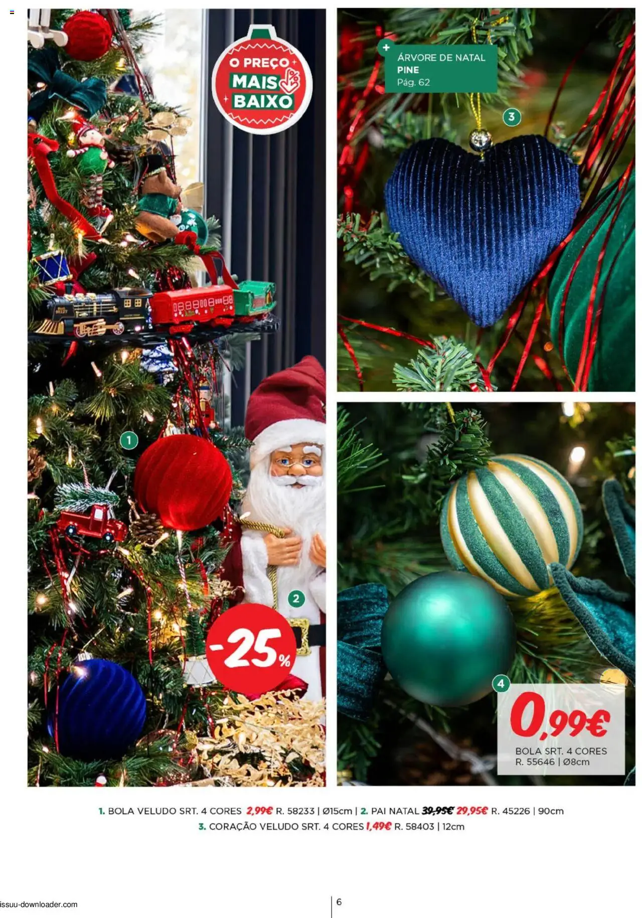 Espaço Casa Catálogo de Natal 2025 │ válido de 11.10.2025 | Página: 6 | Produtos: Árvore de natal