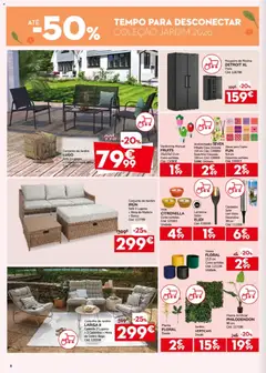 Pré-visualização Conforama folheto válido de 26.03.2026 | Página: 8 | Produtos: Candeeiro, Roupeiro, Sofá, Mesa