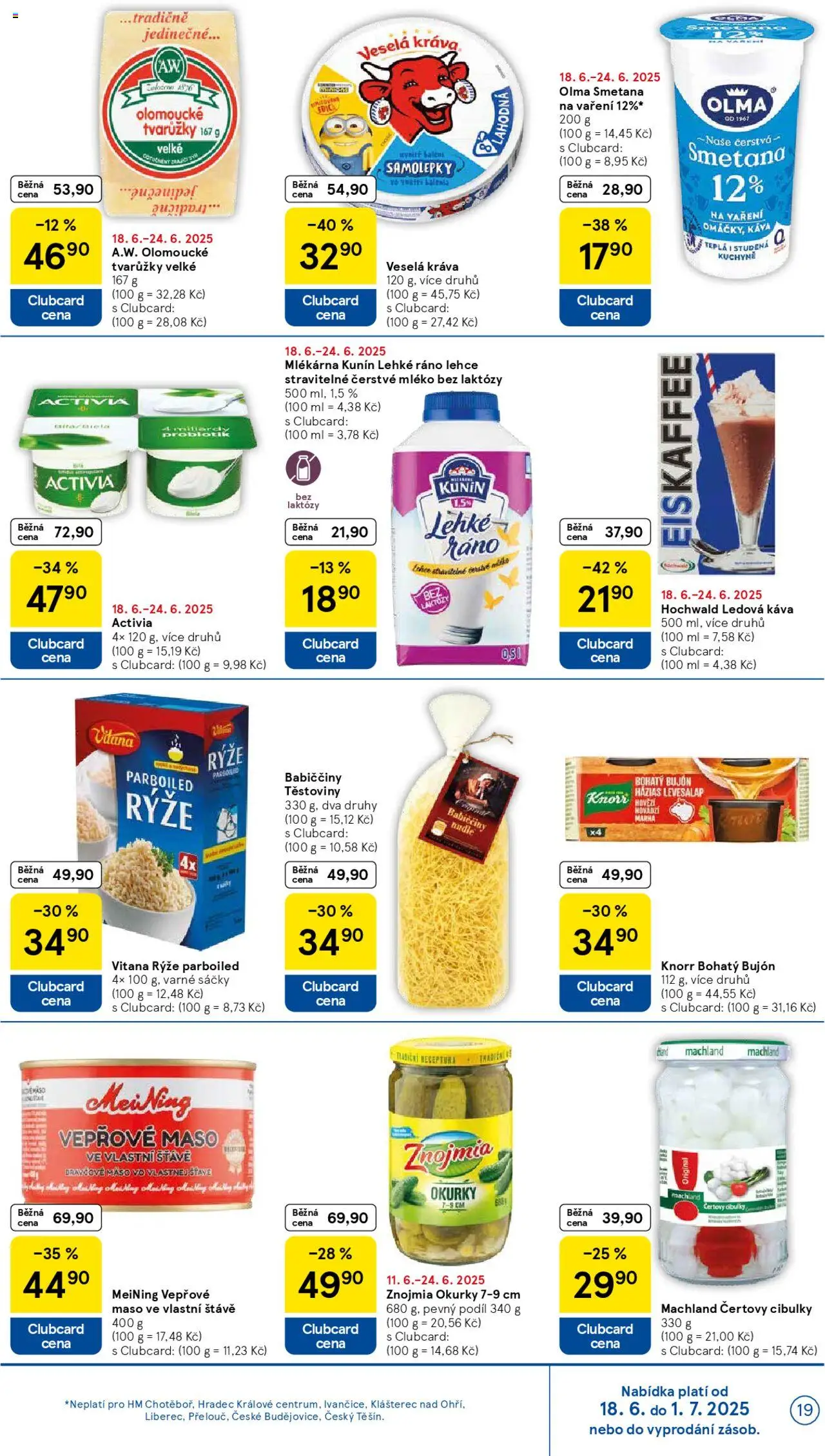 Tesco leták - Hypermarket od 18.06.2025 | Strana: 19 | Produkty: Ledová káva, Káva, Samolepky, Kuchyně