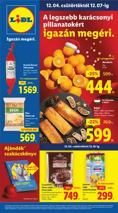 Lidl Akciós újság - amely érvényes a következő dátumtól: 04.12.2025