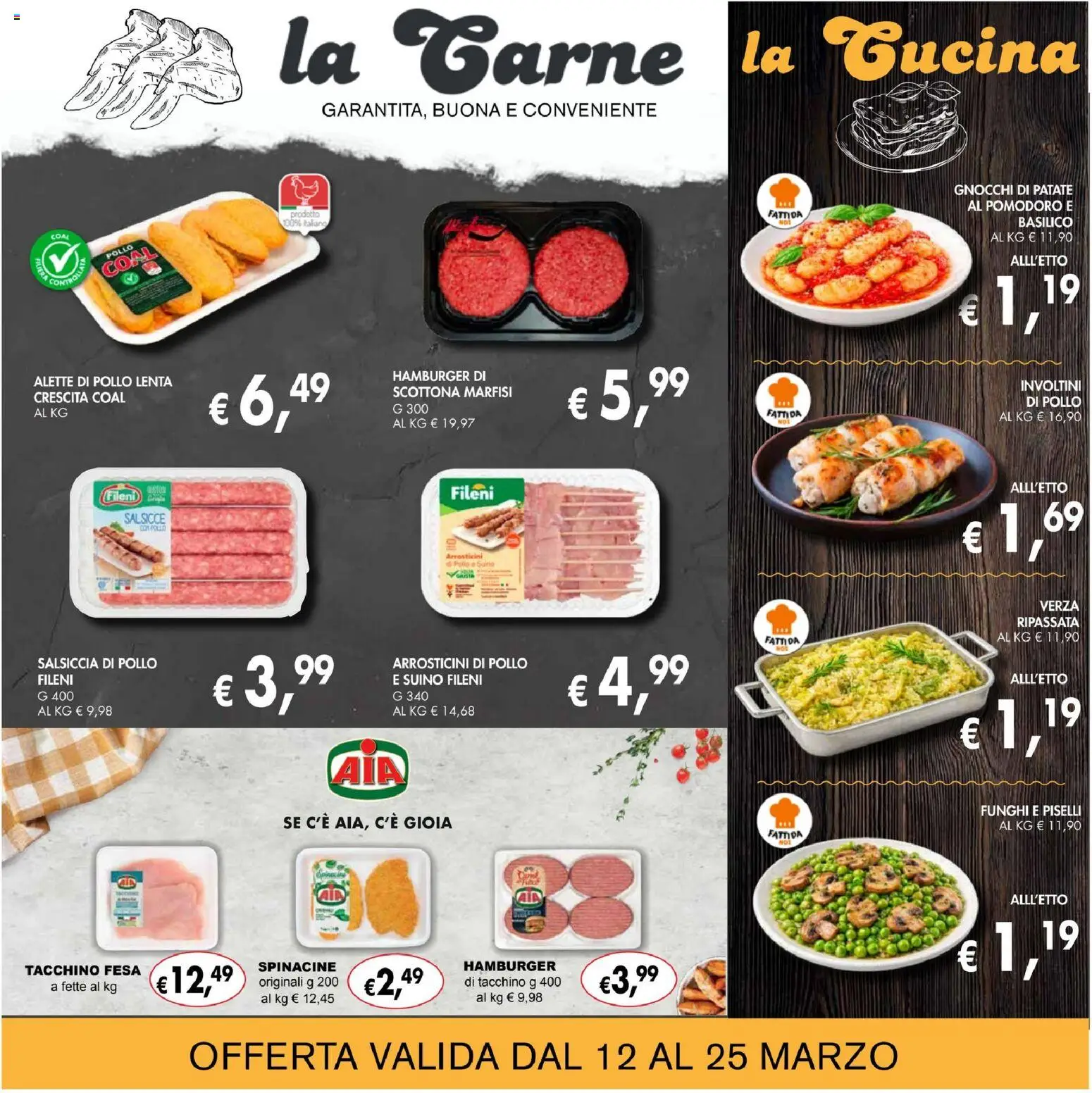 Volantino Coal del 12.03.2026 | Pagina: 5 | Prodotti: Suino, Pomodoro, Salsiccia, Hamburger