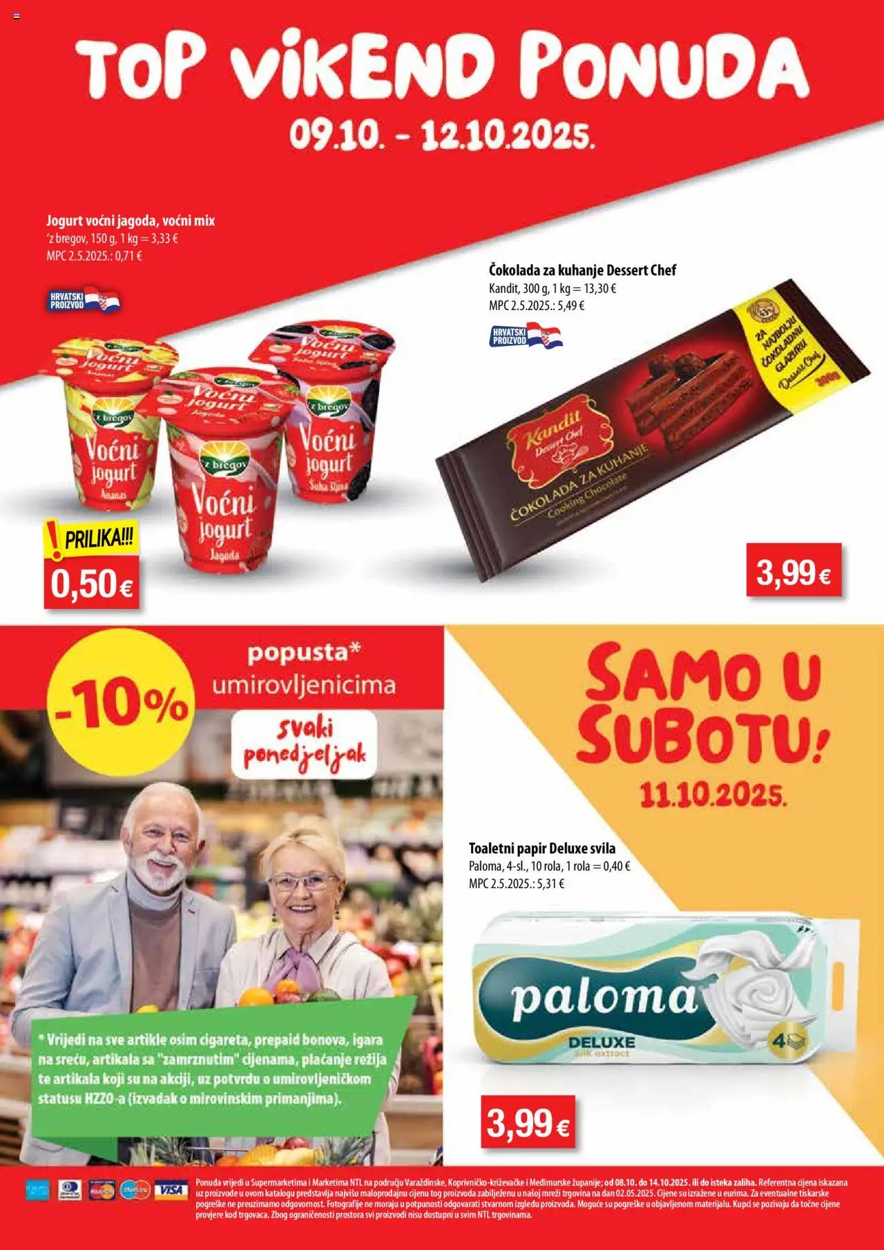 NTL katalog | vrijedi od 08.10.2025 | Stranica: 24 | Proizvodi: Jogurt, Čokolada, Toaletni papir