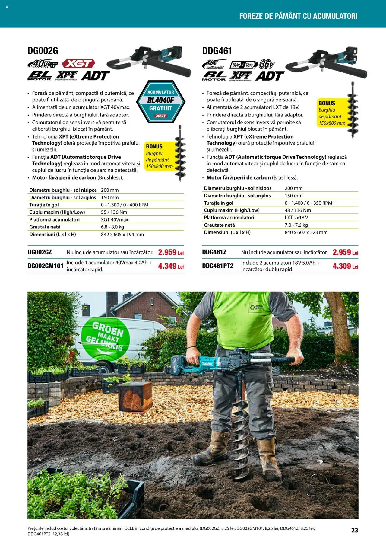 Noul catalog Makita – valabil de la 01.04.2025 | Pagină: 23 | Produse: Încărcător