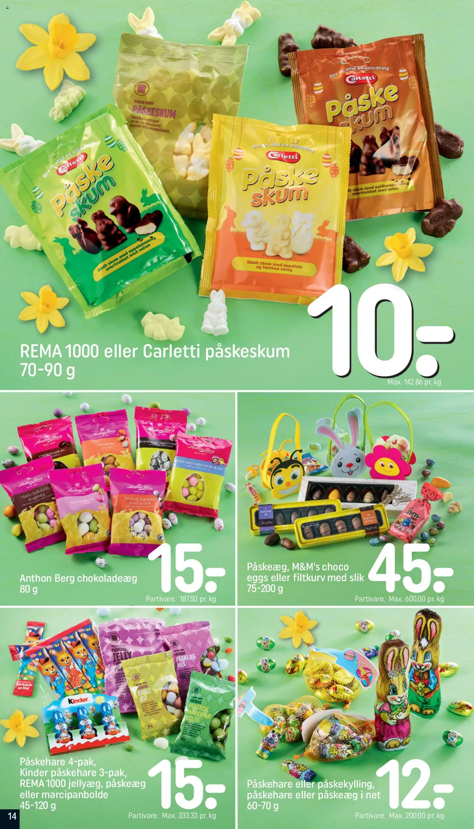 Rema 1000 tilbudsavis – gyldig fra 22.02.2026 | Side: 14 | Produkter: Chokolade, Slik