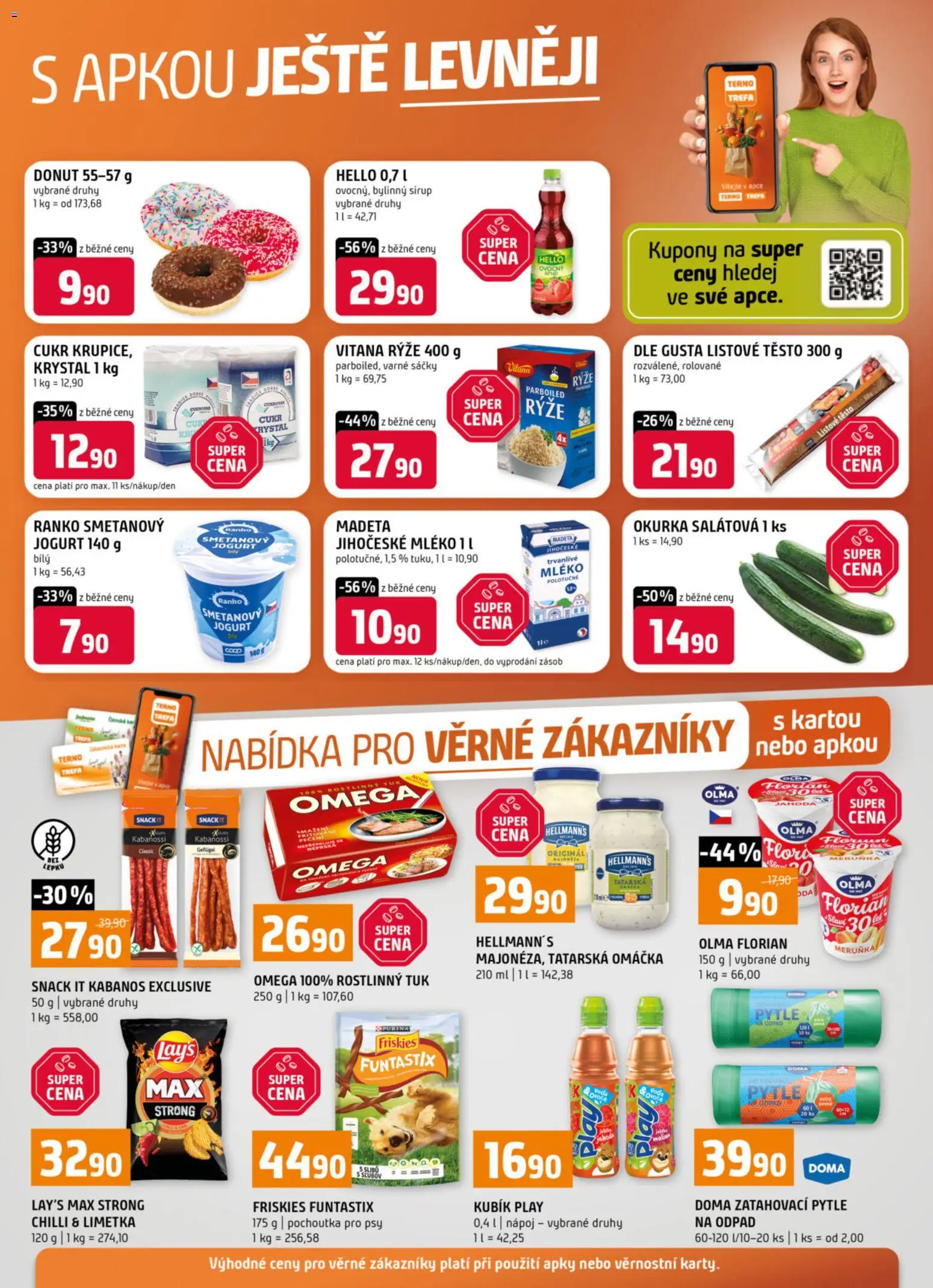 Terno leták od 18.03.2026 | Strana: 20 | Produkty: Mléko, Jogurt, Tatarská omáčka, Pochoutka pro psy