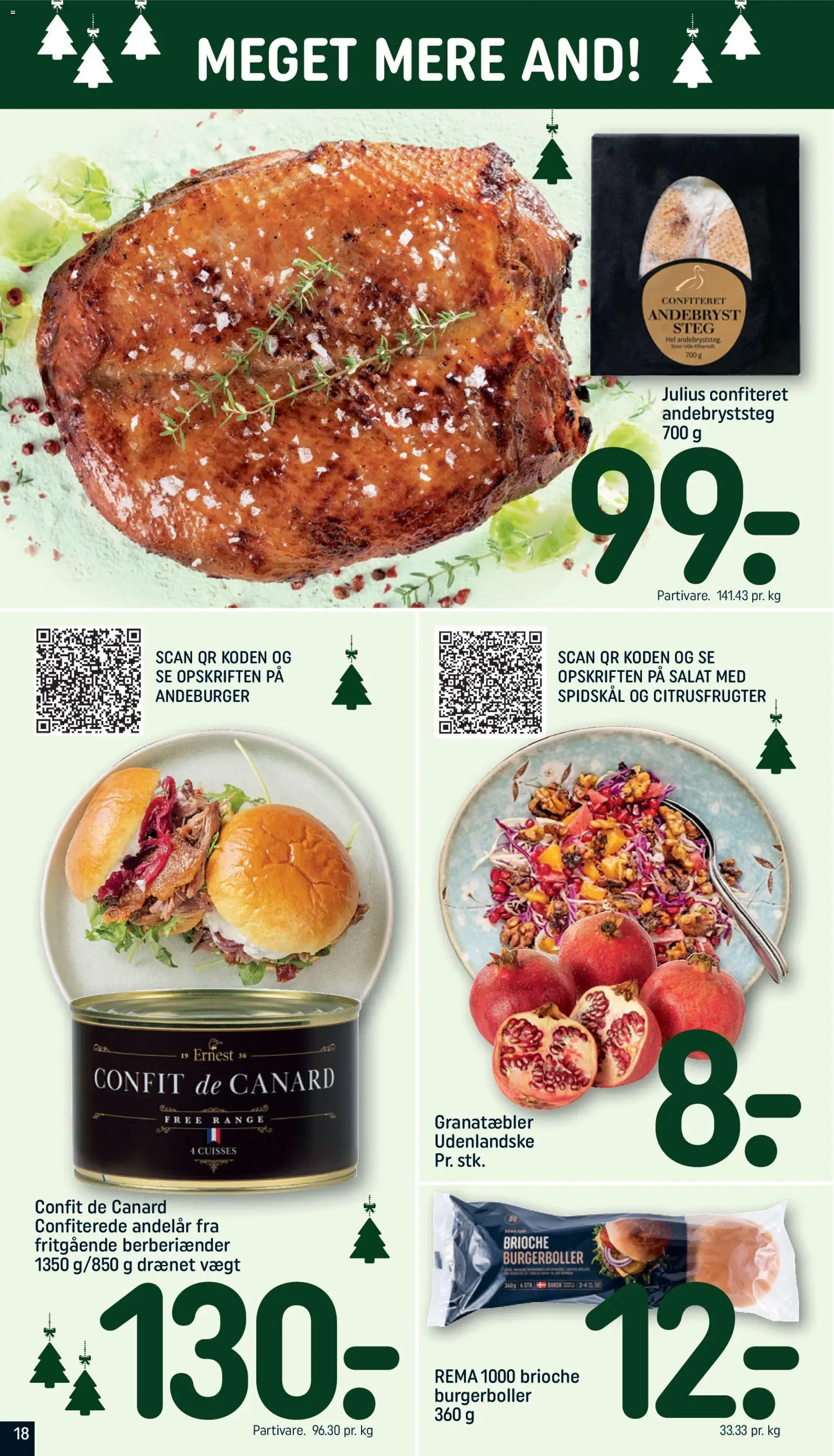 Rema 1000 tilbudsavis – gyldig fra 22.11.2025 | Side: 18 | Produkter: Salat, Burgerboller, Spidskål