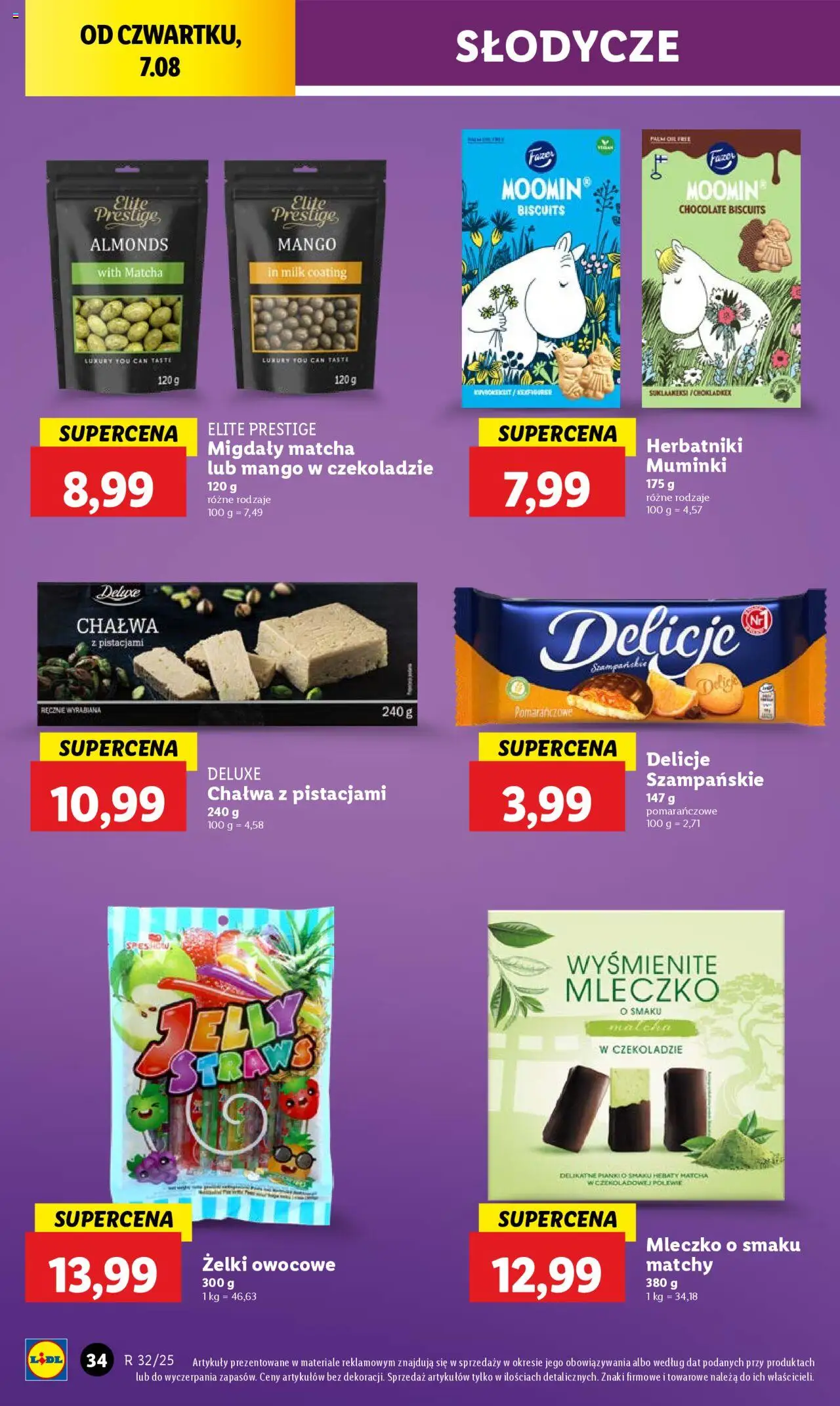 Lidl Gazetka od 07.08.2025 | Strona: 42 | Produkty: Mango, Słodycze, Żelki, Pianki