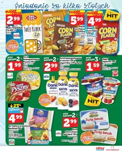 Topaz Gazetka - Express od 18.09.2025 | Strona: 11 | Produkty: Serek Twój Smak, Szynka, Ser, Płatki