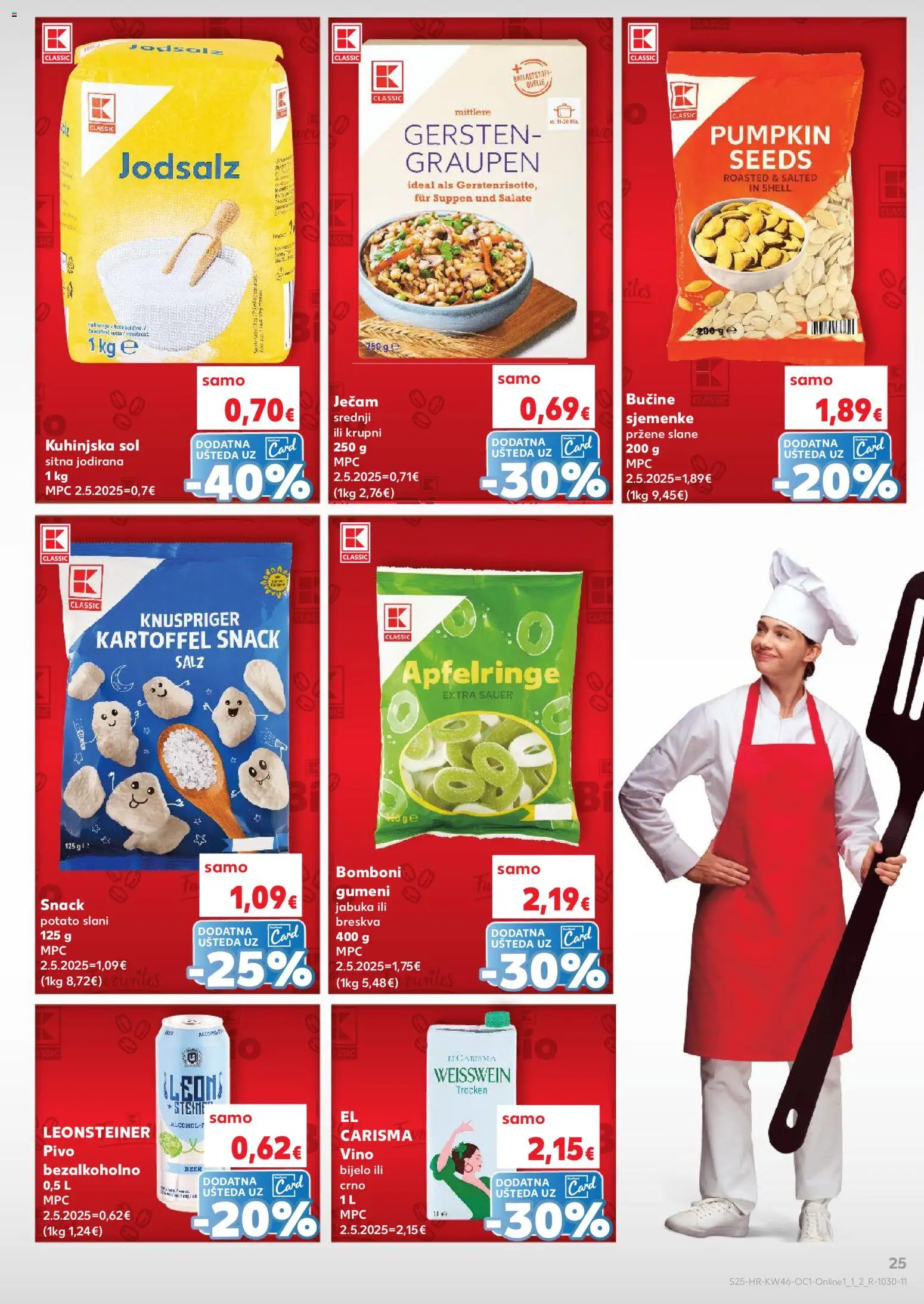 Kaufland katalog | vrijedi od 12.11.2025 | Stranica: 25 | Proizvodi: Vino, Bomboni, Crno vino, Sjemenke