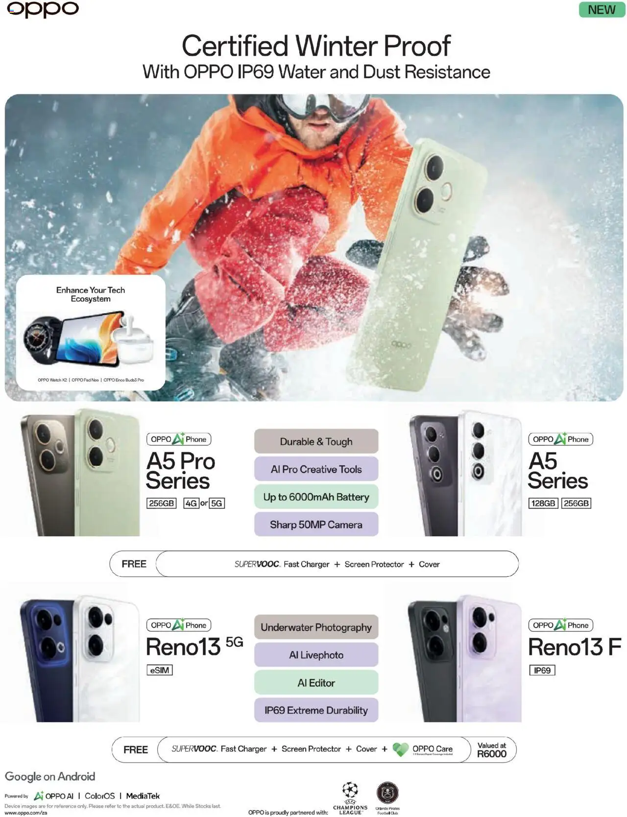 Cell C - Contract Deals │ valid from 01.08.2025 | Page: 18 | Products: Cover, Camera, Battery, Water